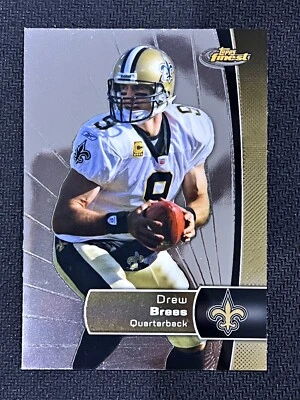 2012 Topps Finest Football Drew Brees New Orleans Saints Card #30 - Image 1 of 2