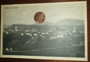 Cartolina d'epoca paesagg Italia Lombardia Varese Malnate Gurone Panorama - Foto 1 di 2