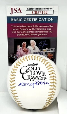 Doug Rader Houston Astros signed Gold Glove Baseball Ball autographed JSA - Image 1 of 2