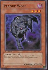 Plague Wolf - SDZW-EN015 - Common NM Zombie World Yugioh 2B3