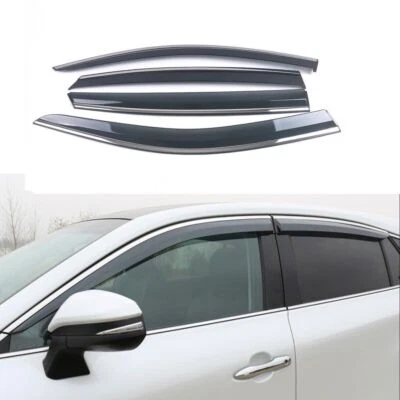 car Window Visor Vent Shades Sun Rain Guard Deflector for Toyota Prius 2011-2015 Foto 1 de 4