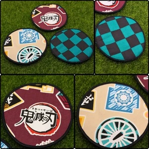 Demon Slayer Kimetsu no Yaiba Anime Logo Embroidered Patches For Bag /Jacket X 3 - Picture 1 of 6