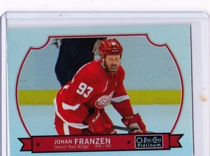 14-15 2014-15 O-PEE-CHEE PLATINUM JOHAN FRANZEN RETRO RAINBOW 13 RED WINGS