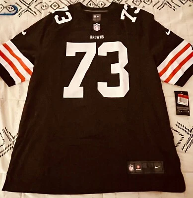 Nueva con etiquetas Nike Versión Juego Joe Thomas Cleveland Browns Jersey Hombre Grande. Foto 1 de 4