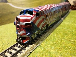 ☆SELTEN☆ MÄRKLIN H0 3060 + 4060 DIGITAL F7《United States of America》PAINTED EVP - Picture 1 of 8