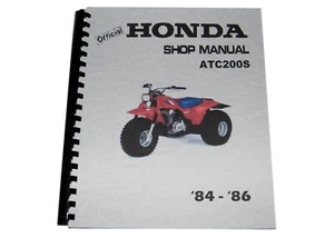 Manual de tienda Honda 84-86 ATC 200s - Imagen 1 de 8