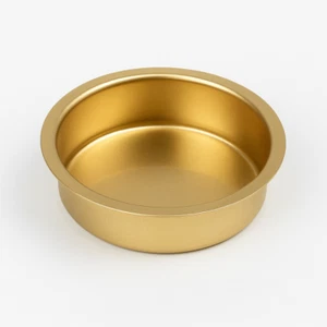 Teelicht Tüllen Messing Ø40 mm Teelichthalter Einsatz Gold Metall Einsatz Deko - Foto 1 di 8
