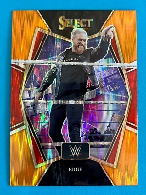 Edge 2022 Panini Select WWE PREMIER LEVEL ORANGE FLASH PRIZM SP Card #103 - Image 1 of 2
