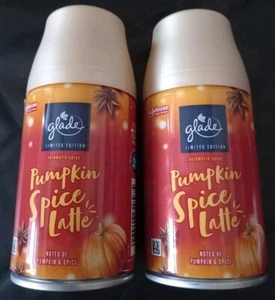 2 X Glade Automatic Spray Refill Air Freshener Pumpkin Spice Latte Refill 269ml - Picture 1 of 3