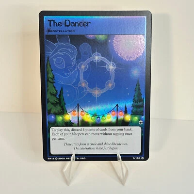 Neopets TCG The Dancer 3/150 Ultra Rare Holo Foil Darkest Faerie 2005 - Image 1 of 4