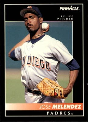 1992 Pinnacle #536 Jose Melendez San Diego Padres - Image 1 of 2