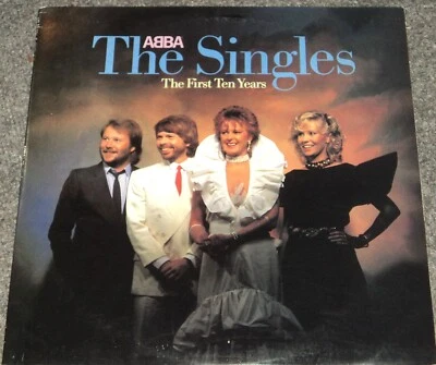 ABBA "The Singles (first 10 years)" 1982 American 2Lp  NM - Image 1 of 4