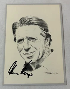 1985 GARY PLAYER postcard ~ 4.5x6.5 ~ SIGNED has wear at the corners - Picture 1 of 2