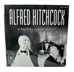 Alfred Hitchcock Mystery Jigsaw Puzzle 1000 Piece Challenging Twist NEW SEALED - Picture 1 of 2