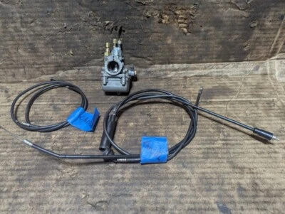 Yamaha YGS1 Trailmaster 80 1966 OEM carburador acelerador y cable obturador Foto 1 de 4