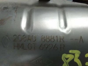 208a08881RA filtro particolato per DACIA LODGY (04.2012- ) 1.3 (131CV 400654 - Imagen 1 de 6