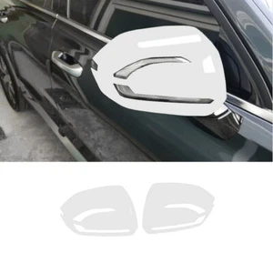 Side Rearview Mirror Cover Trim 2PCS For Hyundai Palisade 2020-2024 Bright White - Bild 1 von 7