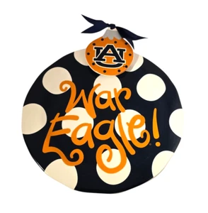 Auburn Tigers Coton Colors Ceramic Platter with Attachment-RARE - Picture 1 of 5