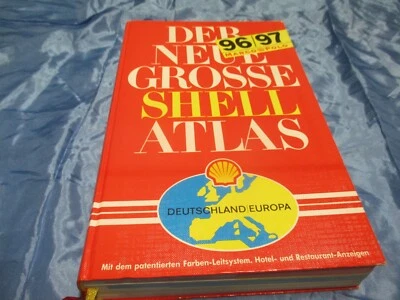 Der  Grosse  SHELL  -  Atlas  1996 / 1997  , Nostalgie , Kult , Reklame - Bild 1 von 4