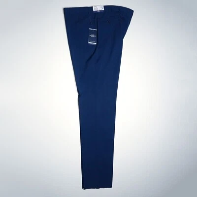 Pantalones Hart Schaffner Marx para hombre sin dobladillo New York Fit 46R azul nuevo con etiquetas $155 Foto 1 de 4