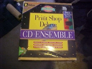 NEW Sealed Big Box Set The Print Shop Deluxe ENSEMBLE Windows CD-Rom - Bild 1 von 2