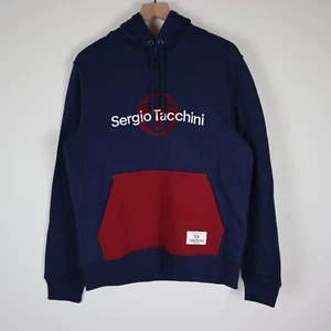 NWT Sergio Tacchini Embroidered Logo Hoodie Adult Small 21x27 - Picture 1 of 13