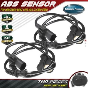 2x ABS Wheel Speed Sensors for Mercedes-Benz C219 W211 CLS350 E350 Front LH & RH - Picture 1 of 8
