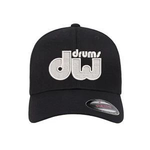 DW Drums Flexfit-Mütze mit Logo-Stickerei flach und geschwungen - Bild 1 von 13