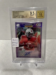 Juego Leaf Pro 2021 Metal Justin Fields Rookie RC Auto Mojo púrpura/25 BGS 9,5/10 - Imagen 1 de 2