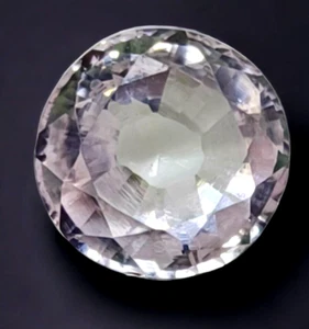 Natural 5.10 Cts White Sapphire Round Cut Loose Gemstone AG229 - Picture 1 of 5