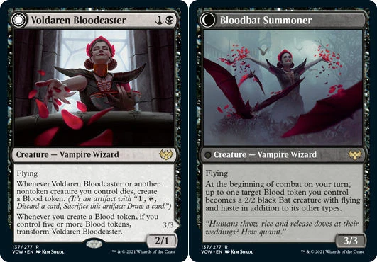 4 Voldaren Bloodcaster // Bloodbat Summoner - Bild 1 von 1