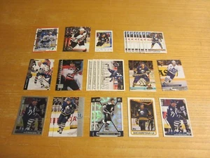 Lote de 30 tarjetas/pegatinas de Dave Andreychuk con 3 insertos NHL Lightning, hojas de arce - Imagen 1 de 3