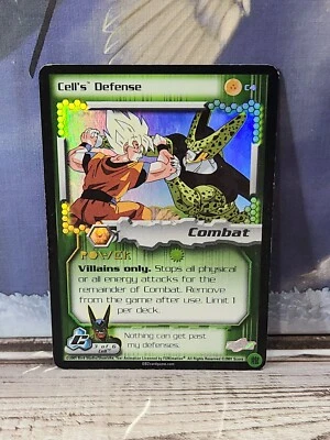 Cell’s Defense DBZ Tcg Holo Foil Cell Saga Preview C4 - MP - Image 1 of 4