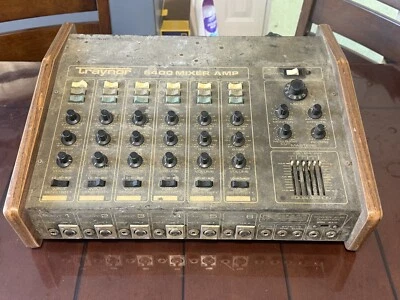 VINTAGE 1970's Yorkville Traynor 6400 6 channels Mixer Amplifier console AS IS - Image 1 of 4