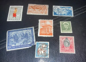 Stamps Angola Cameroun Leipziger Messe Jamaica Nice Gronland - Picture 1 of 6