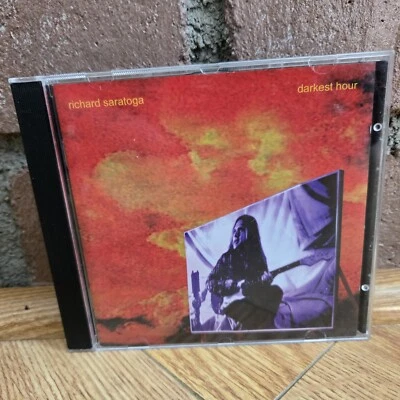 EXTREMELY RARE: Richard Saratoga: Darkest Hour (CD Mad Croatian 2001) FOLK, Rock Foto 1 de 4