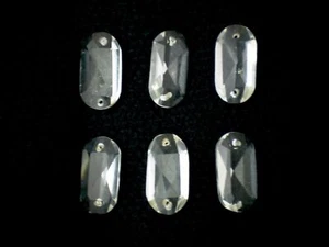 FABULOUS CUT CRYSTAL CHANDELIER CRYSTALS BEADS CLEAR C-21 - Picture 1 of 4