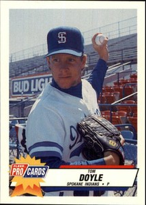 1993 Spokane Indians Fleer/ProCards #3582 Tom Doyle