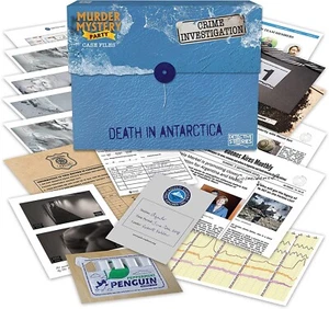 Murder Mystery Party Case Files: Death in Antarctica Unsolved Mystery Detective - Picture 1 of 7