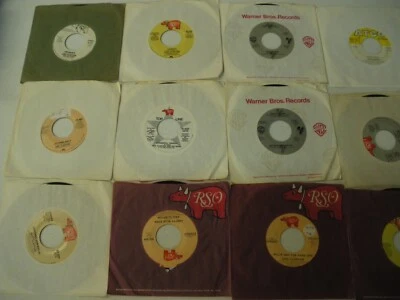 ERIC CLAPTON Lot of 18 45s Wonderful-Willie- Sally-Promises-Carnival promos PS - Image 1 of 4