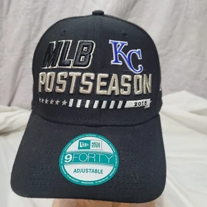 New Era 9Forty Strap back Kansas City Royals Post Season 2015 KC Golf Hat - Picture 1 of 10