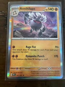 Pokémon TCG Annihilape 047/091 Paldean Fates Holo Rare NM - Picture 1 of 1