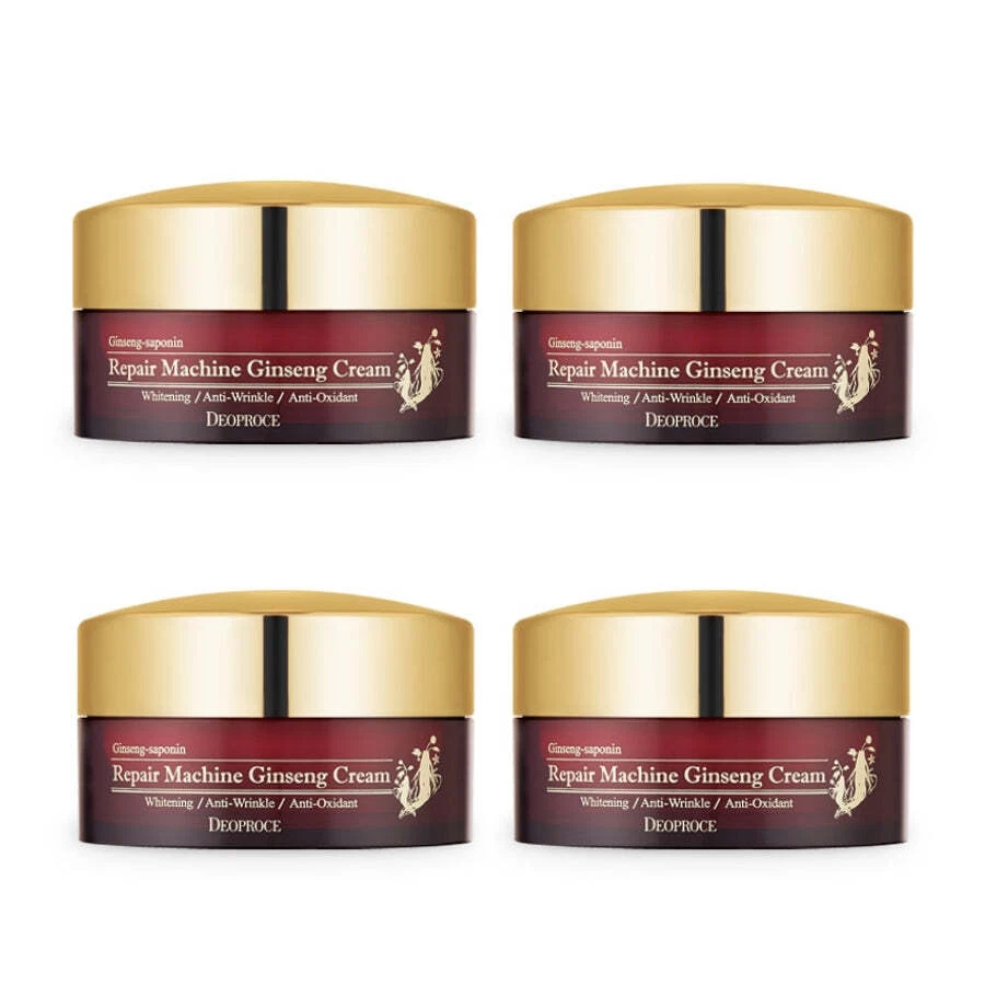 Deoproce Repair Machine Ginseng Cream 100g*4Pcs / FREE SHIPPING - Image 1 of 1