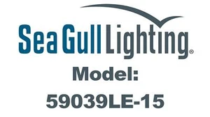 Sea Gull 59039LE-15 Mount with White Shades, White Finish by Sea Gull Lighting - Picture 1 of 1