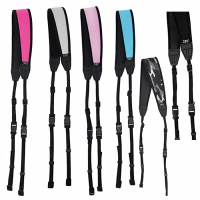 JJC Neoprene Camera Neck Strap Shoulder Belt for Sony Canon Nikon Olympus Fuji  - Image 1 of 4