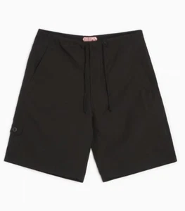 Maharishi 8097 U.S. Mens Loose Fit Shorts - Snoshorts - Black - M Medium - BNWT - Picture 1 of 5