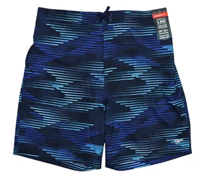 Speedo Bondi Eco 4-Way Stretch & UPF 50+ Men's Bathing Suit XXL NWT Blue Glass - Picture 1 of 2