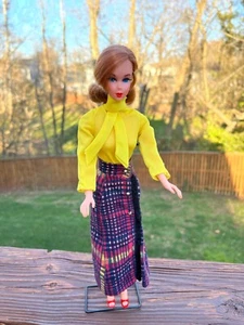 1970 Barbie Spanish talking doll Titian hair & "Long'N Fringy" outfit Amazing! - Picture 1 of 18