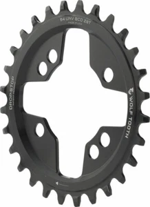 Wolf Tooth 64 BCD Chainring - 28t, 64 BCD, Universal Mount, Drop-Stop, Black - Picture 1 of 1