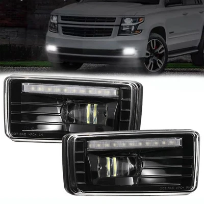 LED Fog Lights Lamp For Chevy Silverado 1500 2500 3500/Avalanche/Suburban 07-14 Foto 1 de 4